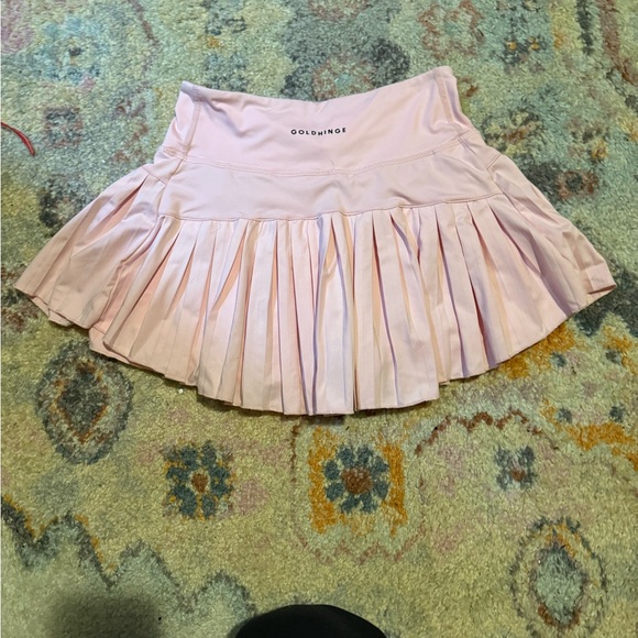 Pleated Light Pink Women's Skort - Picture 2 of 2